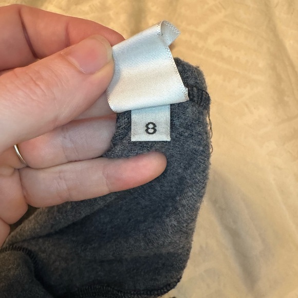 Good HYOUman Shirt Long Sleeve Tee Gray Family Everything Jersey crew - Picture 7 of 7